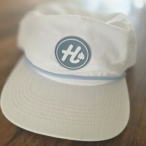 Haywood Performance Rope Hat • White & Light Blue • Adjustable